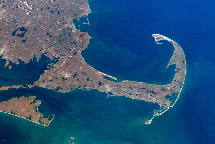 Cape  Cod From  Space  Nasa