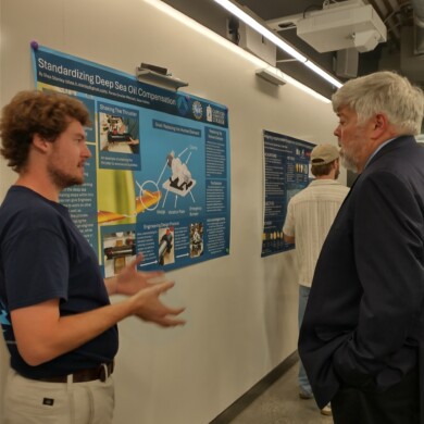 Shea Stanley with College President, Dr John Cox